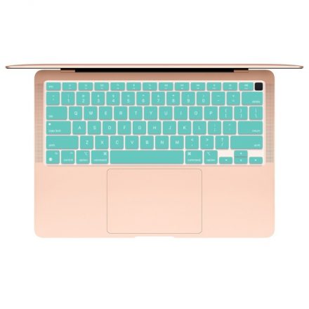 Szilikon billentyűzet védő fólia Macbook Air 13,3" (A1932) 2018 angol zöld