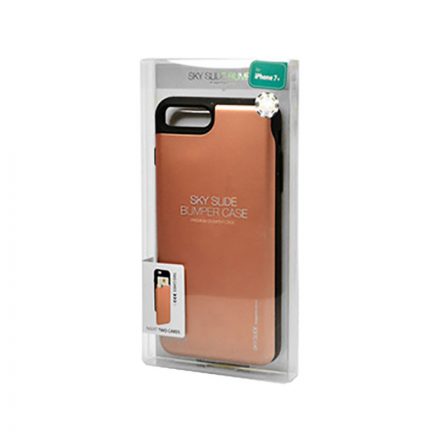 Mercury Sky Slider Bumper iPhone 7 Plus/8 Plus Tok Rose Gold