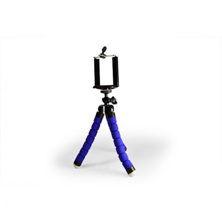 Tripod telefontartó állvány kék