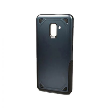 TPU telefontok hybrid armor Samsung Galaxy A8 Plus (2018) A730 sötétkék
