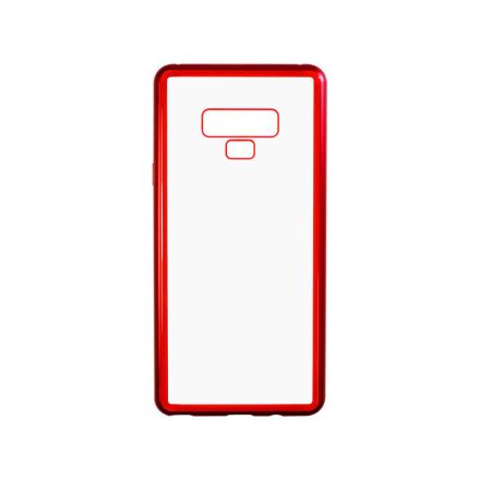Mágneses abszorpciós telefontok Samsung Galaxy Note 9 N960 Luxury piros-átlátszó