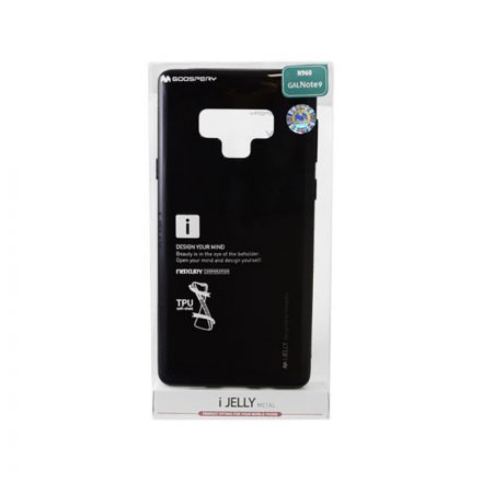 TPU műanyagtok Samsung Galaxy Note 9 N960 Mercury Goosperry I-Jelly fekete
