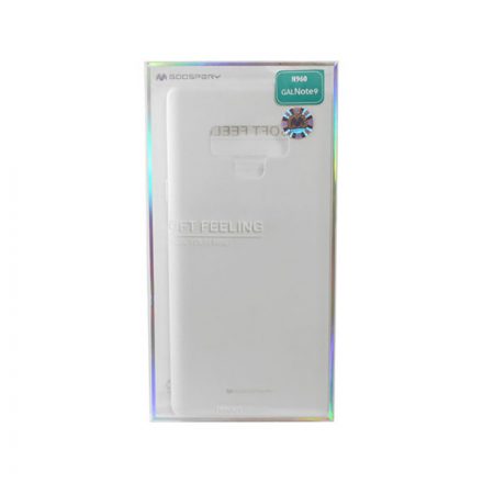 TPU gumis műanyagtok Samsung Galaxy Note 9 N960 Mercury Soft Feeling fehér