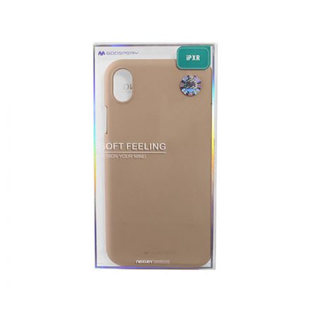 TPU telefontok iPhone XR Mercury Soft Feeling drapp