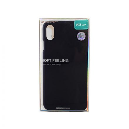 Mercury Soft Feeling iPhone XS Max TPU Tok Sötétkék