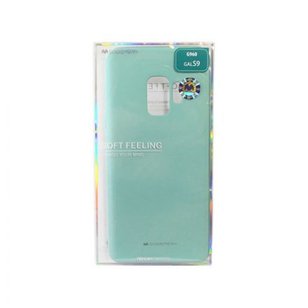 TPU műanyagtok Samsung Galaxy S9 G960 Mercury Soft Feeling mentazöld