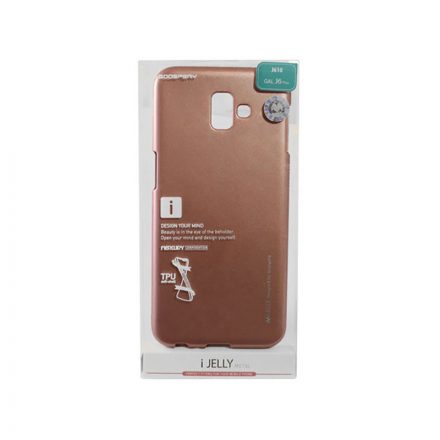 TPU műanyagtok Samsung J6 Plus (2018) J610 Mercury Goosperry I-Jelly rose gold