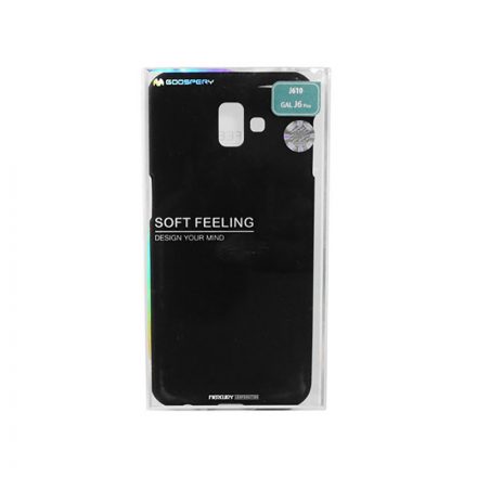 TPU gumis műanyagtok Samsung Galaxy J6 Plus (2018) J610 Mercury Soft Feeling fekete