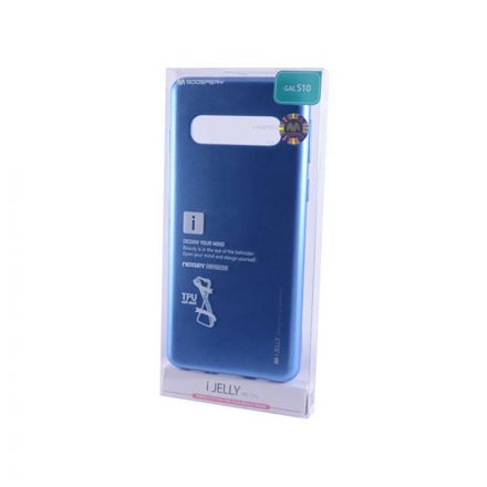 TPU műanyagtok Samsung Galaxy S10 G973F Mercury Goosperry I-Jelly kék