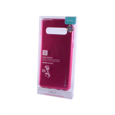 TPU műanyagtok Samsung Galaxy S10 Plus G975F Mercury Goosperry I-Jelly pink