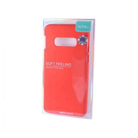 TPU gumis műanyagtok Samsung Galaxy S10E G970F Mercury Soft Feeling piros