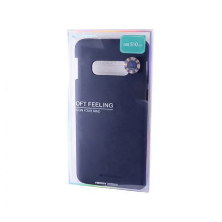 TPU gumis műanyagtok Samsung Galaxy S10E G970F Mercury Soft Feeling sötétkék