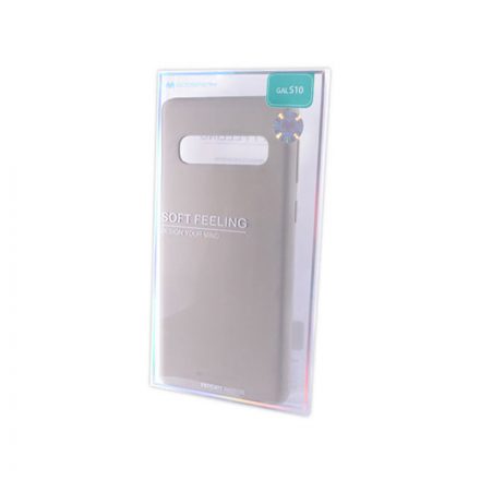 TPU gumis műanyagtok Samsung Galaxy S10 G973F Mercury Soft Feeling szürke