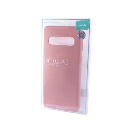 TPU gumis műanyagtok Samsung Galaxy S10 G973F Mercury Soft Feeling pink