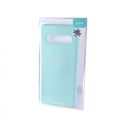 TPU gumis műanyagtok Samsung Galaxy S10 G973F Mercury Soft Feeling menta