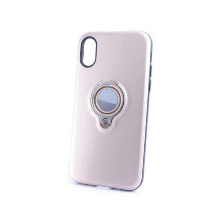 Magnetic + Ring iPhone X/XS TPU Tok Rose Gold