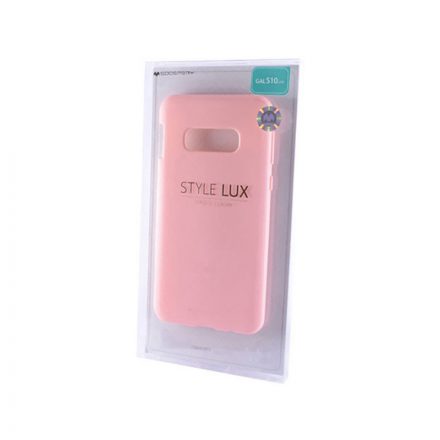 TPU műanyagtok Samsung Galaxy S10E G970F Mercury Stylelux rózsaszín