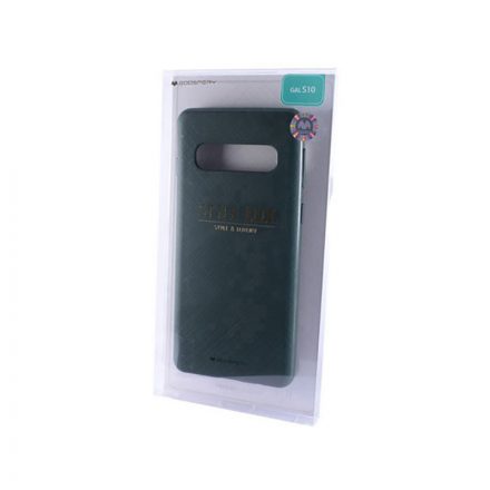 TPU telefontok Samsung Galaxy S10 G973F Mercury Stylelux sötétzöld