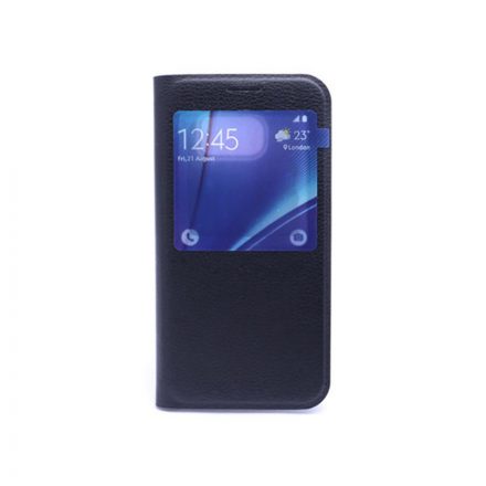 Oldalra nyíló ablakos tok Samsung Galaxy S7 G930 S-View fekete