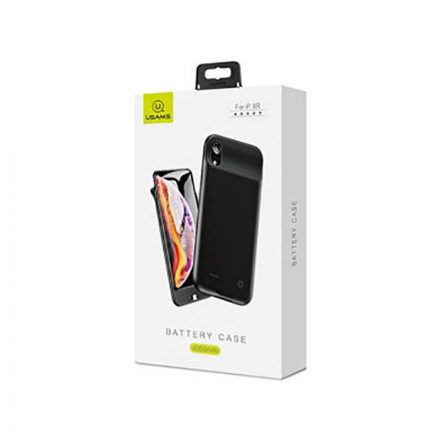 Akkumulátoros Telefontok iPhone XS Max Usams CD69  4000 mAh fekete