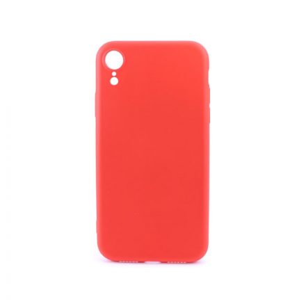 TJ iPhone XR Gumis TPU Műanyagtok Tok Piros