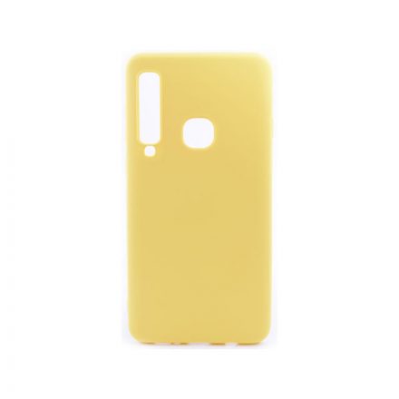 Gumis TPU műanyagtok Samsung Galaxy A9 (2018) A920 TJ sárga