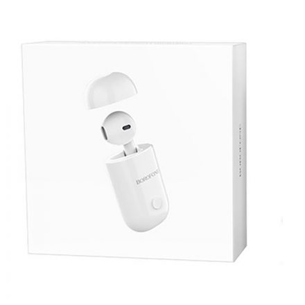 Bluetooth-os mono headset Borofone BC19 Hero Sound Unilateral fehér