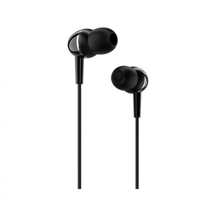 Vezetékes fülhallgató, headset 3,5 mm-es Jack csatlakozóval Borofone BM36 Acura fekete