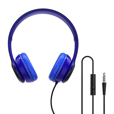 Bluetooth fejhallgató, stereo headset Borofone BO5 Broad kék