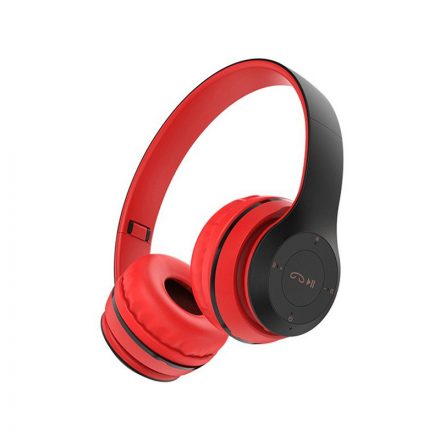 Bluetooth fejhallgató, stereo headset Borofone BO4 Charming piros