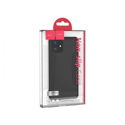 TPU 0,9 mm vastag műanyagtok iPhone 11 Hoco Warrior fekete