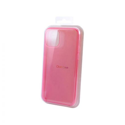 Matt TPU plexi telefontok fényes szélekkel iPhone 11 Pro Max pink