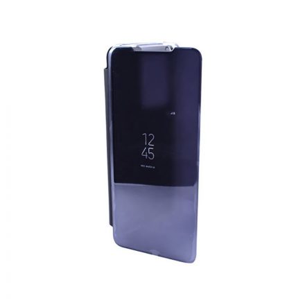 Clear view Samsung Galaxy S20 Ultra G988F oldalra nyíló tok fekete