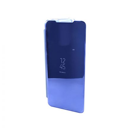 Clear view Samsung Galaxy S20 Ultra G988F oldalra nyíló tok kék