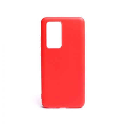 Gumis TPU műanyagtok Huawei P40 TJ piros