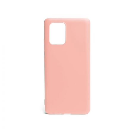 Gumis TPU műanyagtok Samsung Galaxy S10 Lite G770F TJ rózsaszín