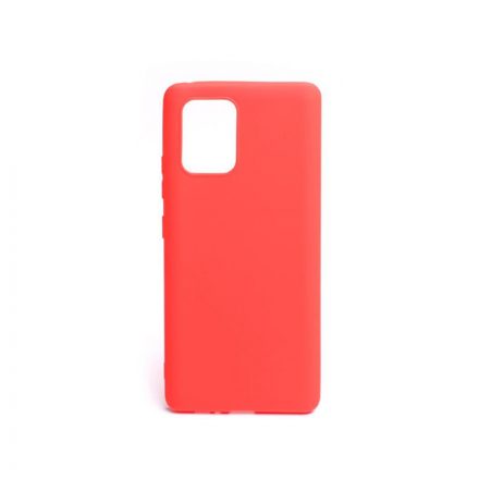 Matt TPU műanyagtok Samsung Galaxy S10 Lite G770F piros