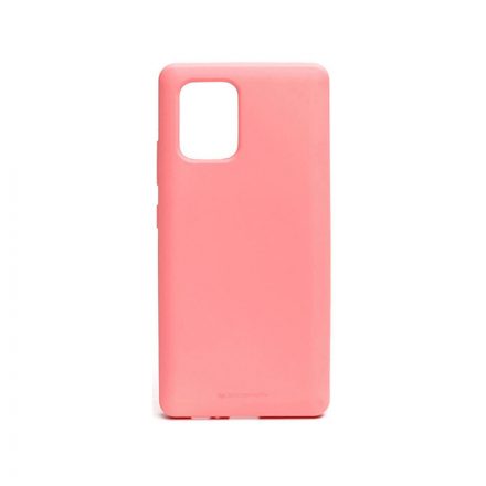 TPU műanyagtok Samsung Galaxy S10 Lite Mercury Soft Feeling pink