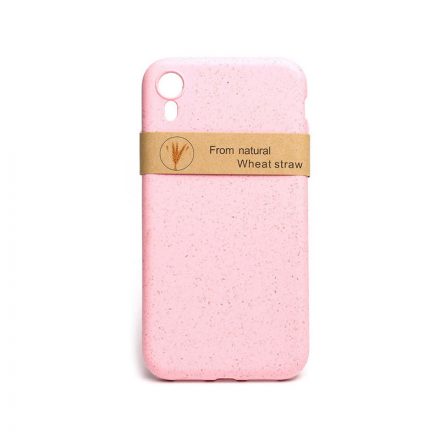 Természetes alapanyagú telefontok iPhone XR Zerowaste pink