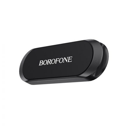 Mágneses öntapadós autós telefontartó Borofone BH28 Refined fekete