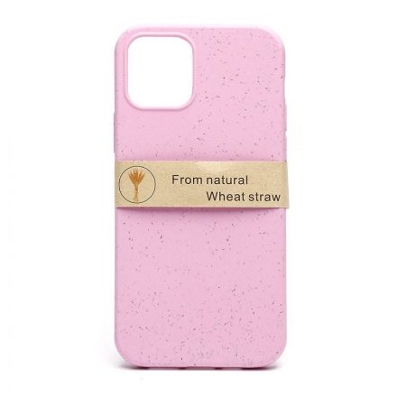 Természetes alapanyagú tok iPhone 12 Mini Eco2 Zerowaste pink