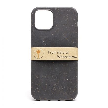 Természetes alapanyagú tok iPhone 12/12 Pro Eco2 Zerowaste fekete