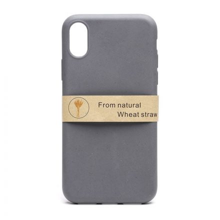 Természetes alapanyagú tok iPhone X/XS Eco2 Zerowaste szürke