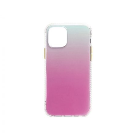 Színátmenetes telefontok iPhone 12 Mini pink-zöld