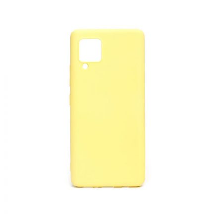 Gumis TPU telefontok Samsung Galaxy A42 5G A426B TJ sárga