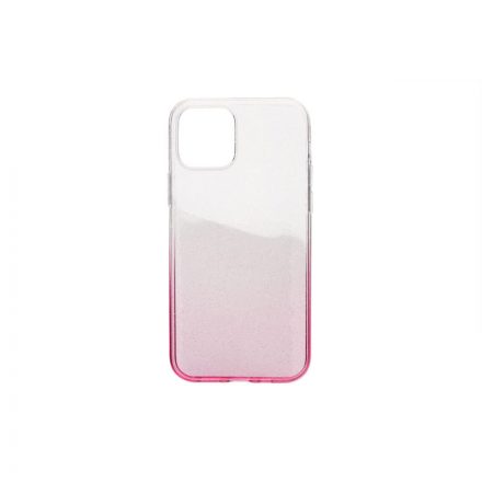 Színátmenetes csillogós TPU telefontok iPhone 12/12 Pro Pink