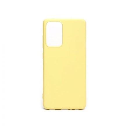 Gumis TPU telefontok Samsung Galaxy A72 TJ sárga