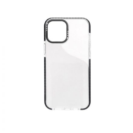 YooUp iPhone 12 / 12 Pro TPU Tok fekete-Clear