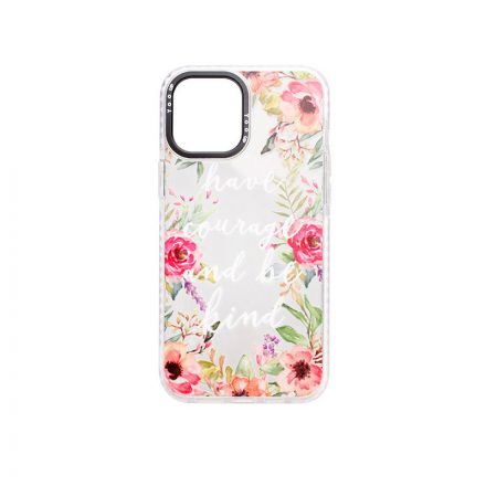 YooUp iPhone 11 Pro Mintás Tok Flower fehér