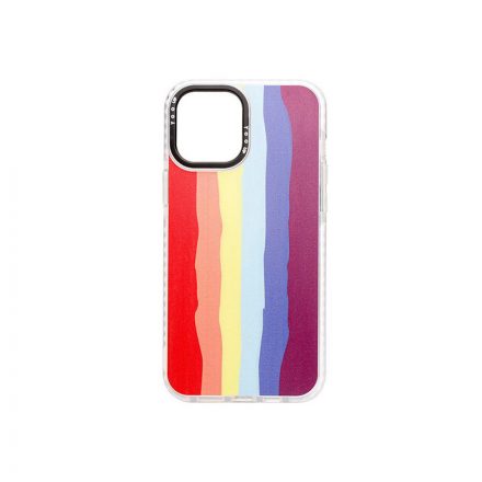 YooUp iPhone 11 Mintás Tok Rainbow fehér